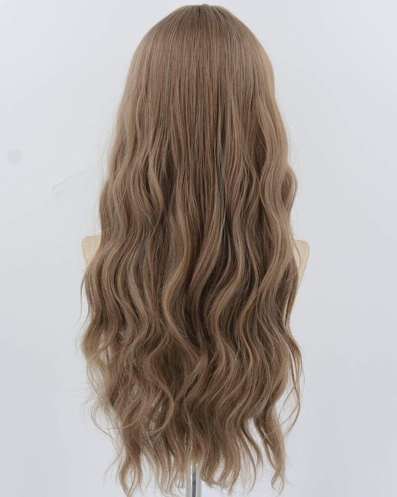 Brown Curly Synthetic Wig HW724