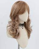 Brown Blonde Wavy Synthetic Wig HW774