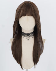 Brown Highlights Blonde Synthetic Wig HW827