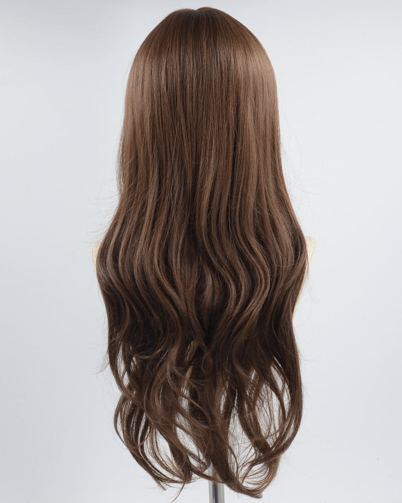 Brown Long Synthetic Wig HW428