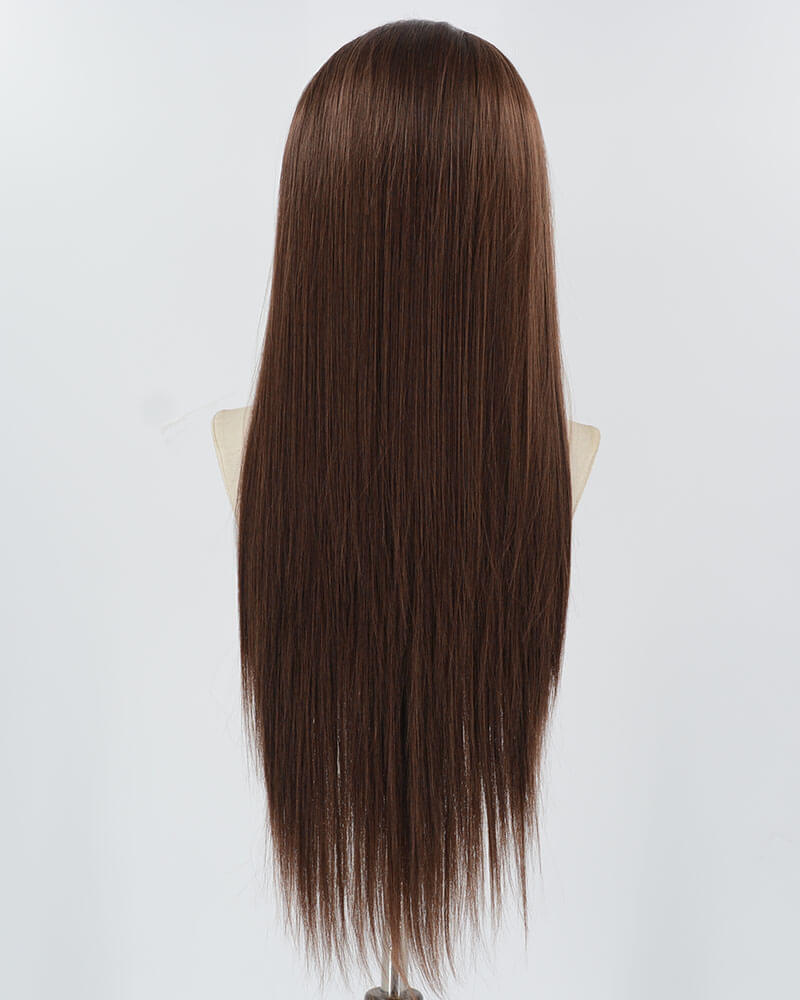Mixed Brown Synthetic Lace Front Wig WW862