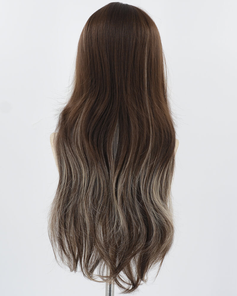 Blonde Brown Long Synthetic Wig HW524