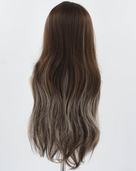 Blonde Brown Long Synthetic Wig HW524