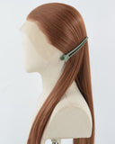 Dark Brown Synthetic Lace Front Wig WW877