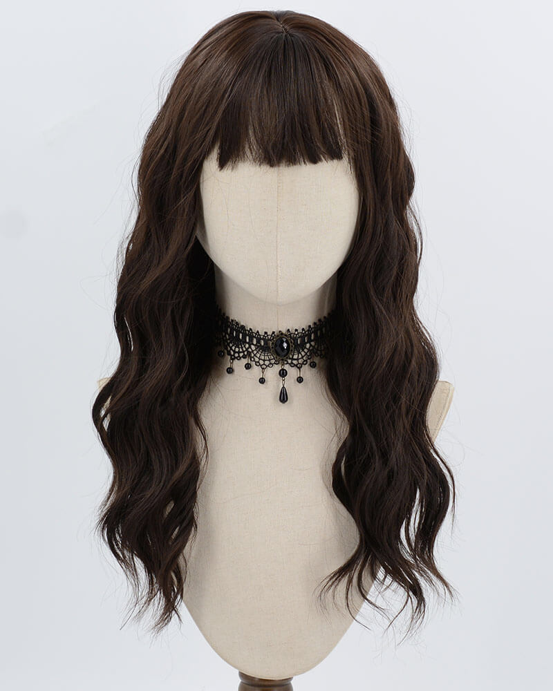Brown Curly Synthetic Wig HW783
