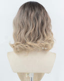 Ombre Brown Short Wavy Synthetic Wig HW760