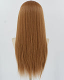 Brown Long Straight Synthetic Lace Front Wig WW890