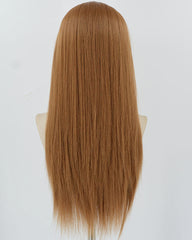 Brown Long Straight Synthetic Lace Front Wig WW890