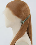 Brown Long Straight Synthetic Lace Front Wig WW890