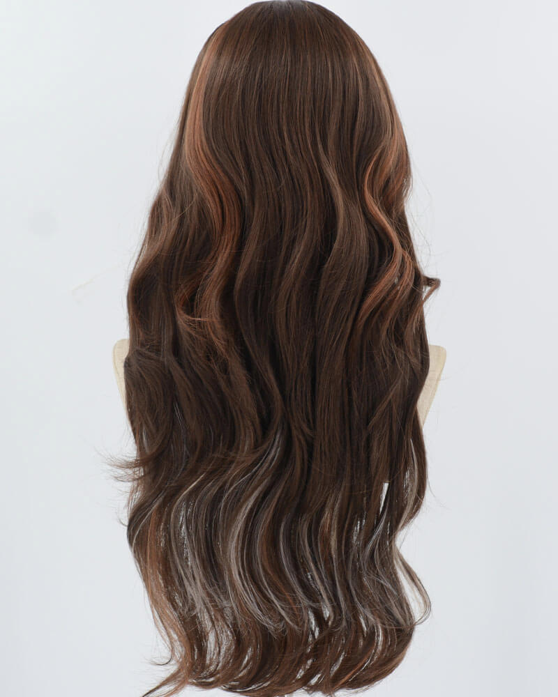 Brown Wavy Synthetic Wig HW641