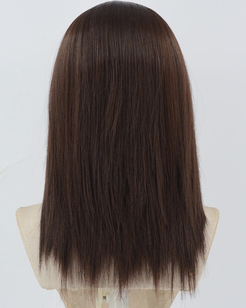 Brown Medium Length Synthetic Lace Front Wig WW187