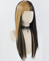 Black Brown Synthetic Wig HW576