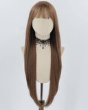 32inch Long Brown Synthetic Wig HW661