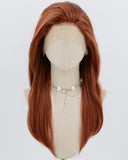 Copper Red Synthetic Lace Front Wig WW992