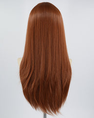 New Copper Red Straight Synthetic Wig HW322