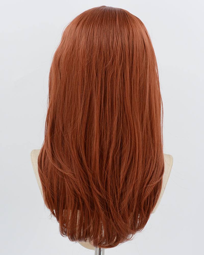Copper Red Synthetic Lace Front Wig WW992