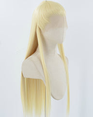 613 Blonde Straight Synthetic Lace Front Men's Wig MW054