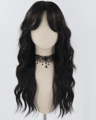 Long Black Curly Synthetic Wig HW577