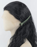 Black Curly Synthetic Lace Front Wig WW968