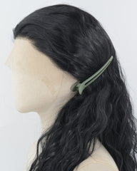 Black Curly Synthetic Lace Front Wig WW968