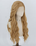 Blonde Curly Synthetic Lace Front Wig WW1076