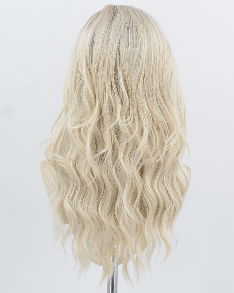 Ash Blonde Ombre Synthetic Lace Front Wig WW1007