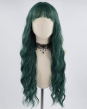 Green Curly Synthetic Wig HW089