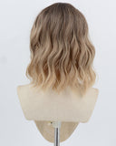 Ombre Blonde Short Curly Synthetic Wig HW786