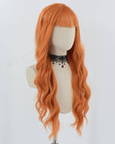 Orange Curly LongSynthetic Wig HW607