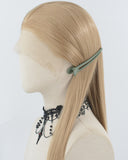 30Inch Long Dark Blonde Synthetic Lace Front Wig WW962