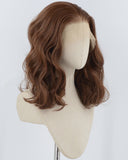 Brown Wavy Synthetic Lace Front Wig WW949