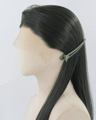 Dark Green Long Straight Synthetic Lace Front Wig WW939