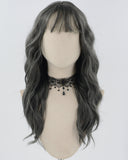 Dark Grey Wavy Synthetic Wig HW539