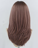 Brown Ombre Pink Synthetic Wig HW764