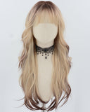 Blonde Ombre Brown Synthetic Wig HW668