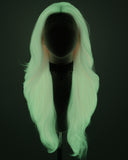 Glow in the Dark Wig Pink Lace Front Wig WT109