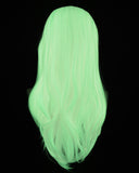 Pink Glow in the Dark Synthetic Lace Front Wig WW573