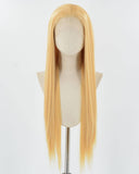 Golden Blonde Synthetic Lace Front Wig WW872