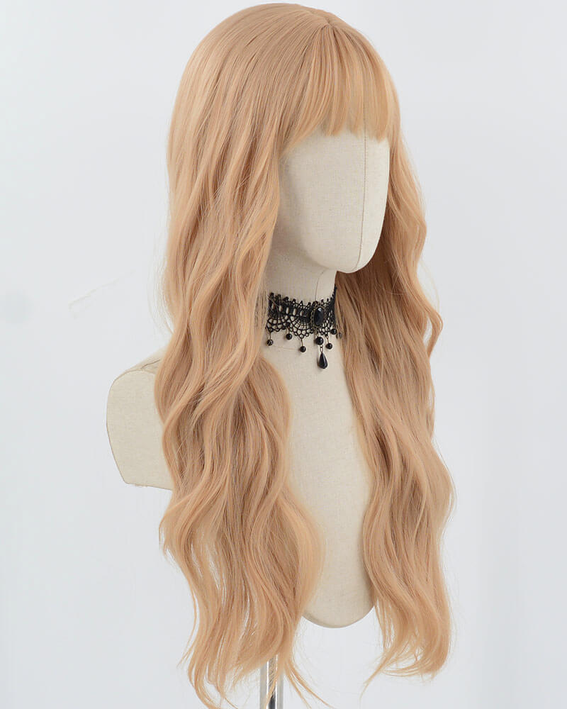 Golden Blonde Synthetic Wig HW625