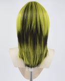 Green Black Synthetic Lace Front Wig HW310