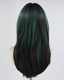 Green Black Synthetic Wig HW380