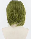Green Short Synthetic Lace Front Wig MW020