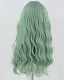 Green Curly Synthetic Wig HW606