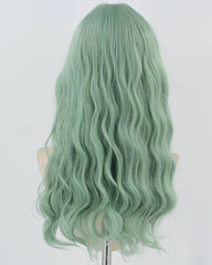 Green Curly Synthetic Wig HW606