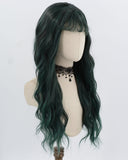 Dark Green Curly Long Synthetic Wig HW780
