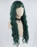 Green Curly Synthetic Wig HW089