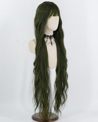 40Inch Long  Green Curly Synthetic Wig HW855