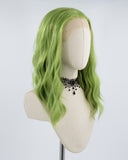 Green Mixed Black Synthetic Lace Front Wig WW524