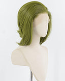 Green Short Synthetic Lace Front Wig MW020