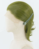 Green Short Synthetic Lace Front Wig MW020